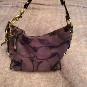 Black coach handbag